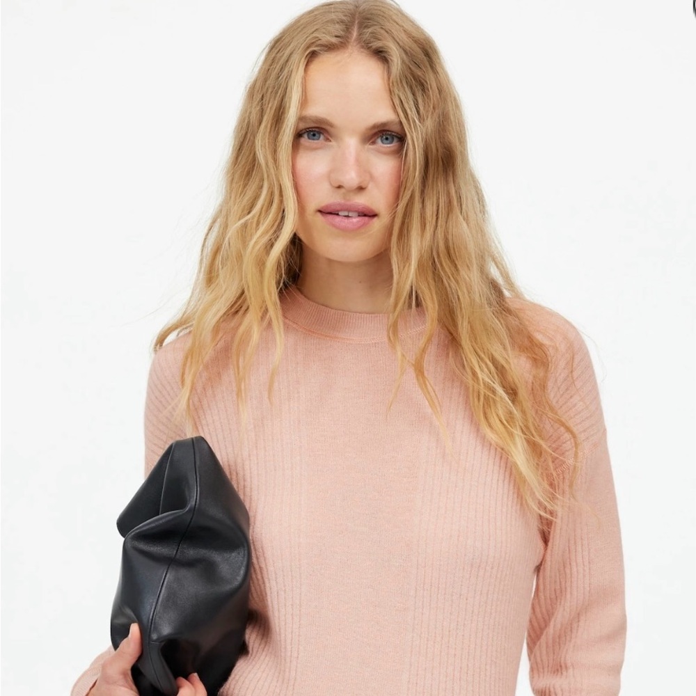 Madewell Ribbed Alpaca-Blend Crewneck Sweater Size Small NWOT